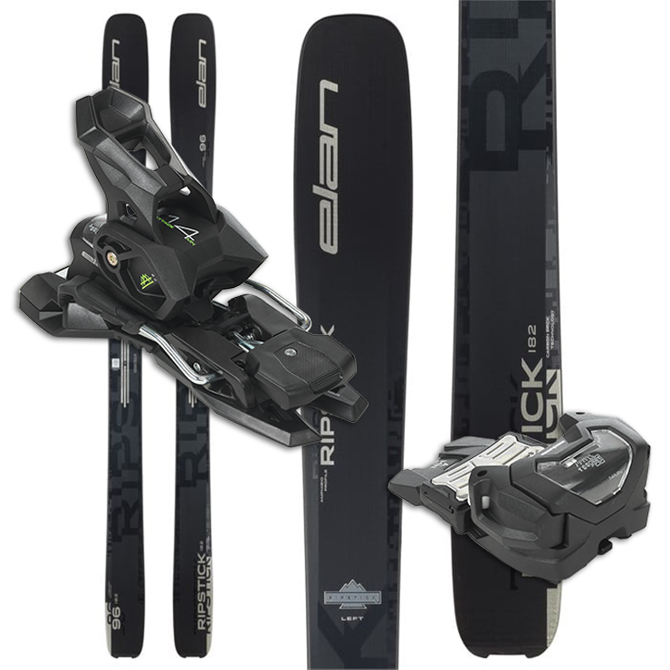 Elan Ripstick 96 Black Edition Skis W/ Elan Attack 14 Binding - 2025