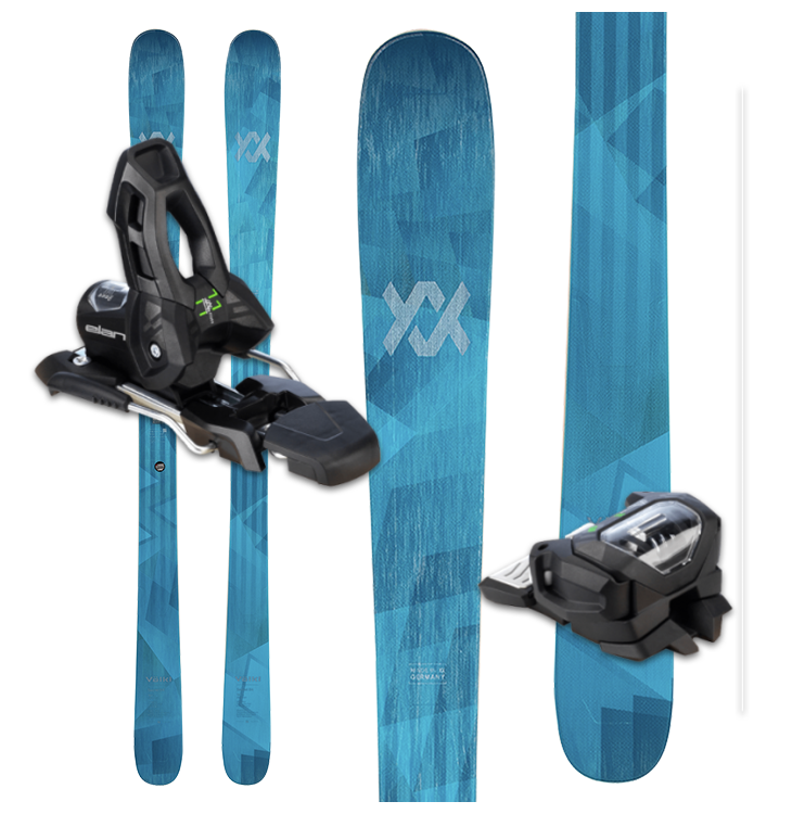 Volkl Secret 84 Skis W/ Elan Attack 11 Binding - 2025