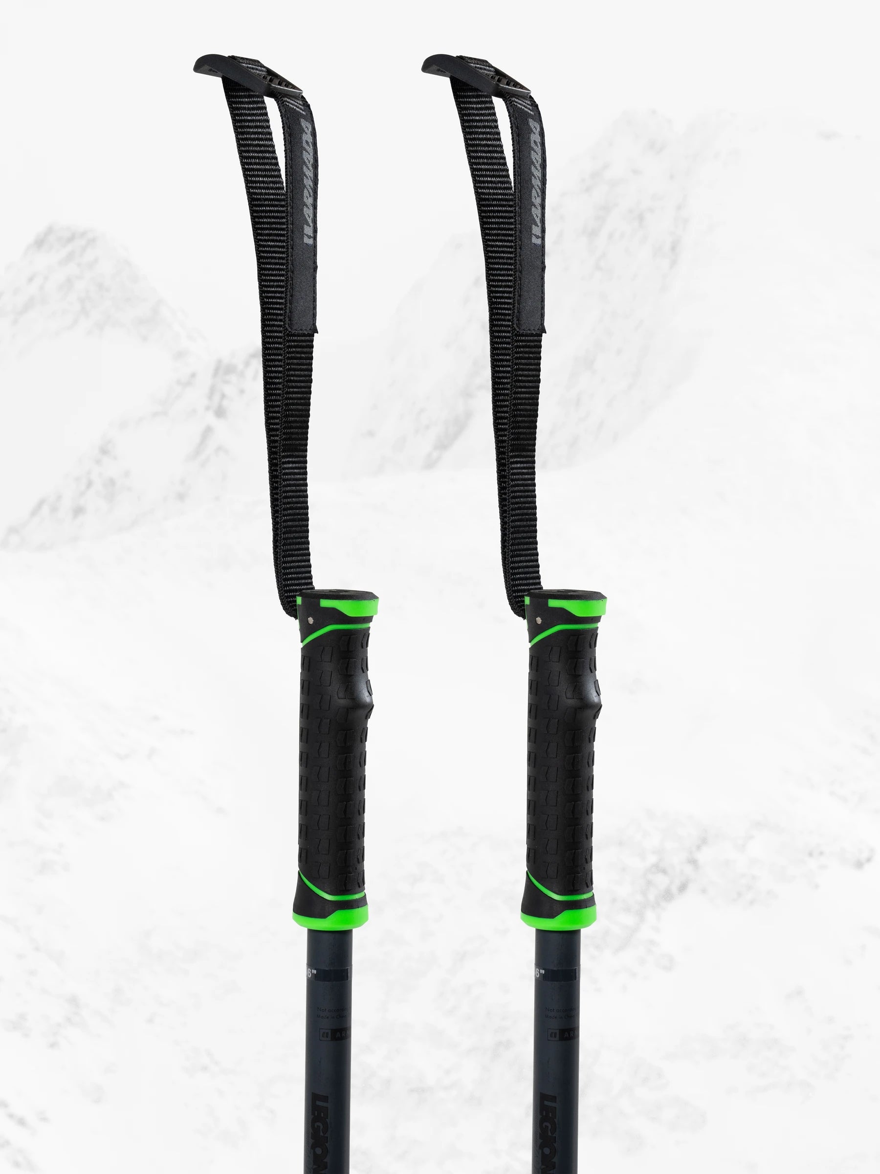 Armada Legion Ski Poles (Black/Lime) - 2026