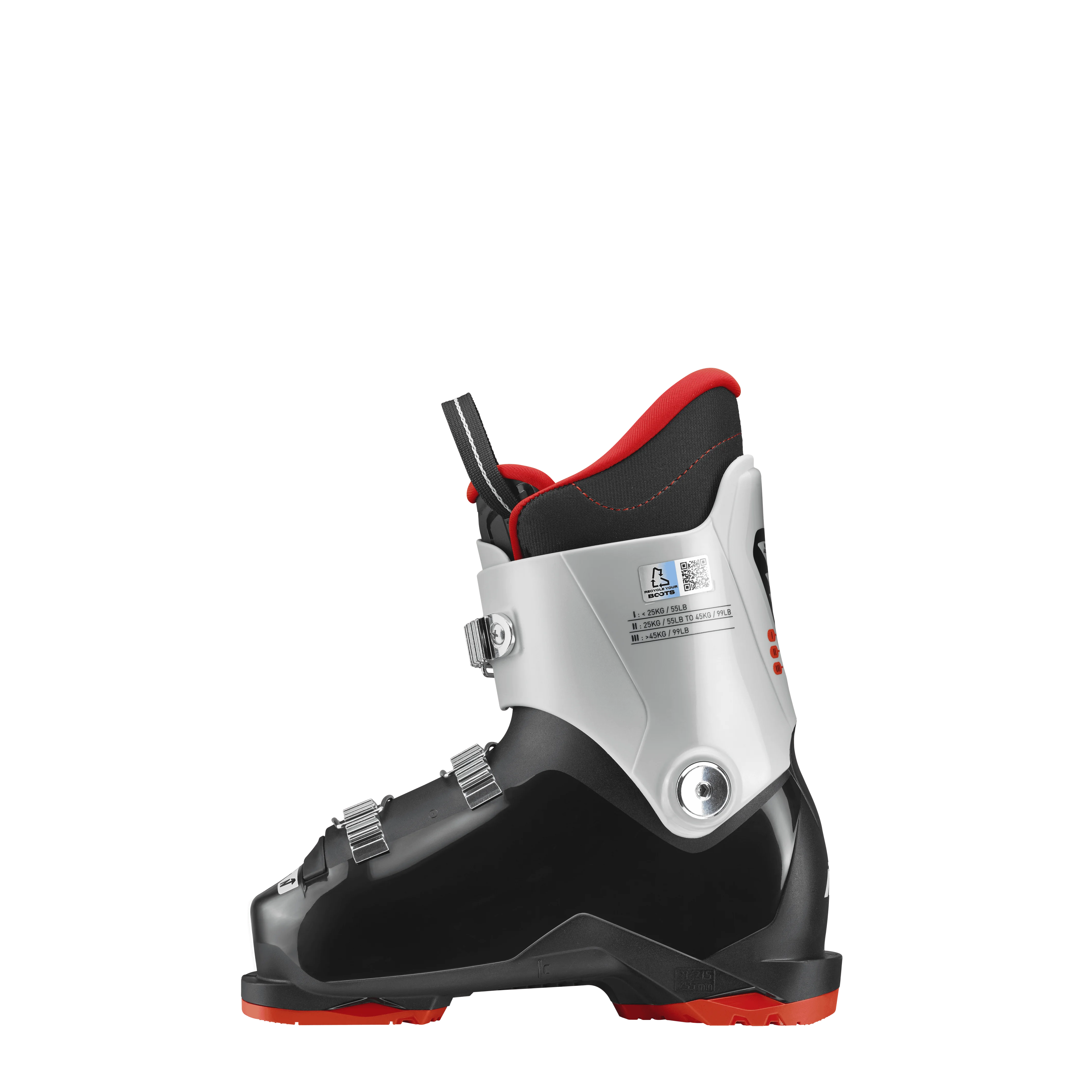 Nordica Speedmachine J 3 Ski Boots 2027 BLACK / GREY / RED / 21.5