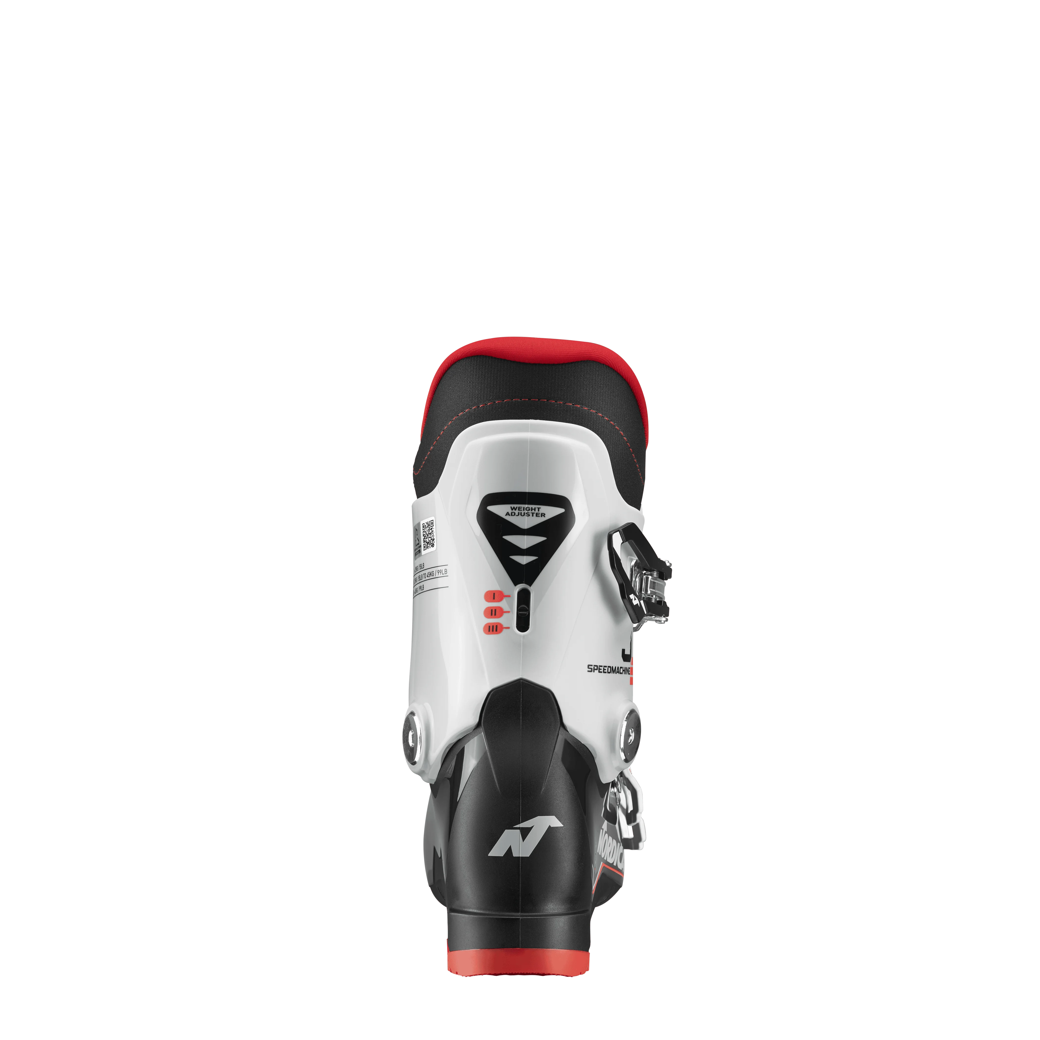 Nordica Speedmachine J 3 Ski Boots 2027 BLACK / GREY / RED / 21.5