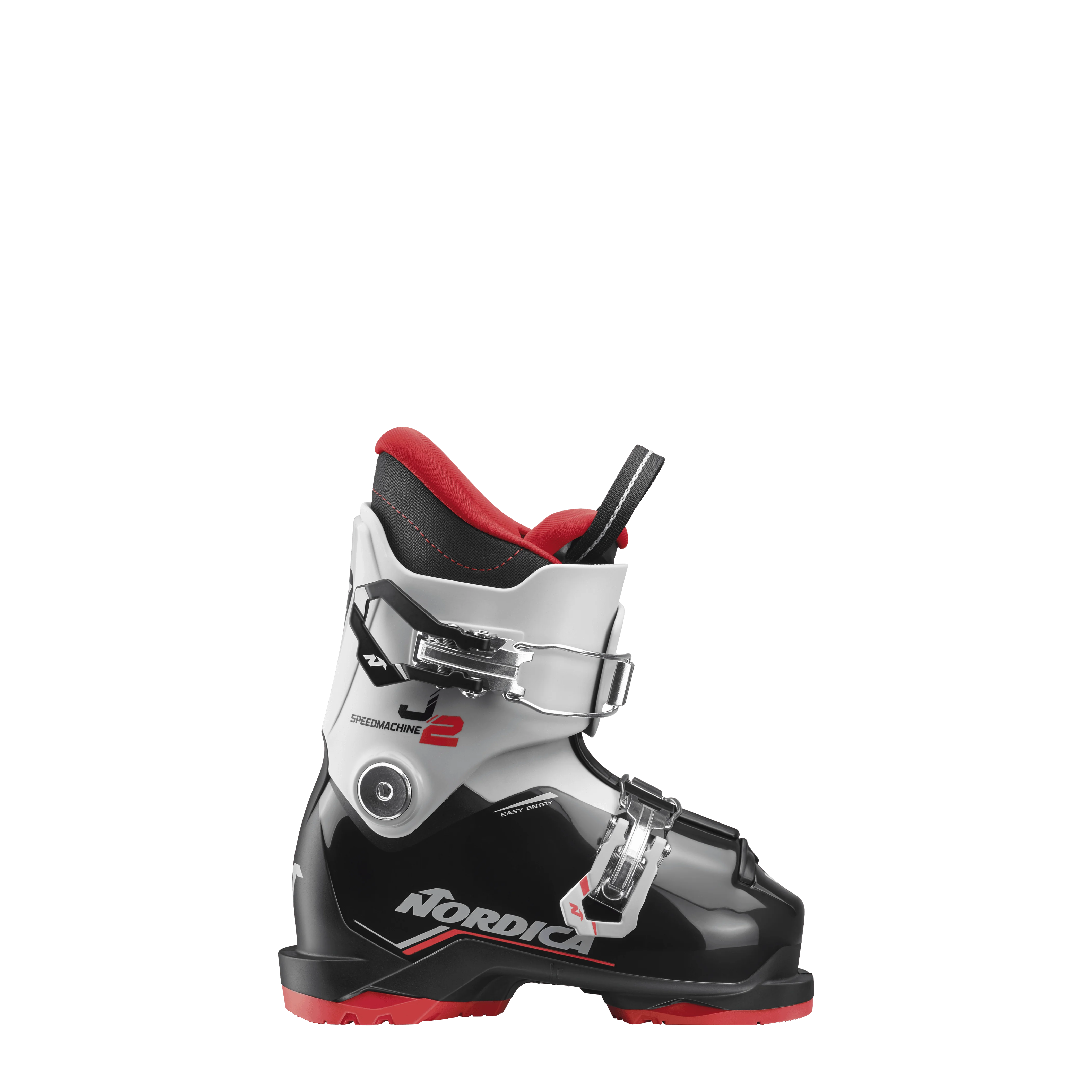 Nordica Speedmachine J 2 Ski Boots 2027 BLACK / GREY / RED / 18.5