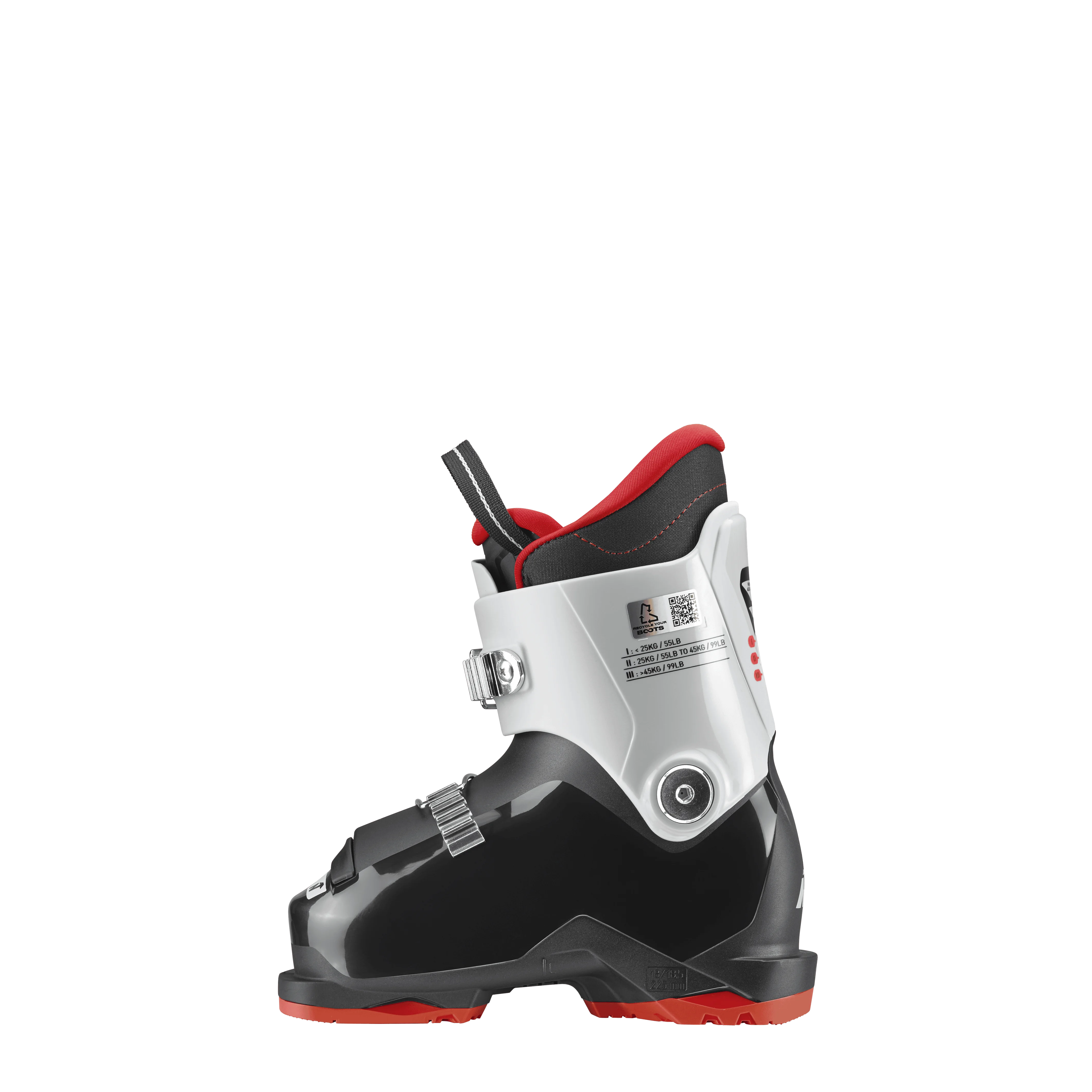 Nordica Speedmachine J 2 Ski Boots 2027 BLACK / GREY / RED / 18.5