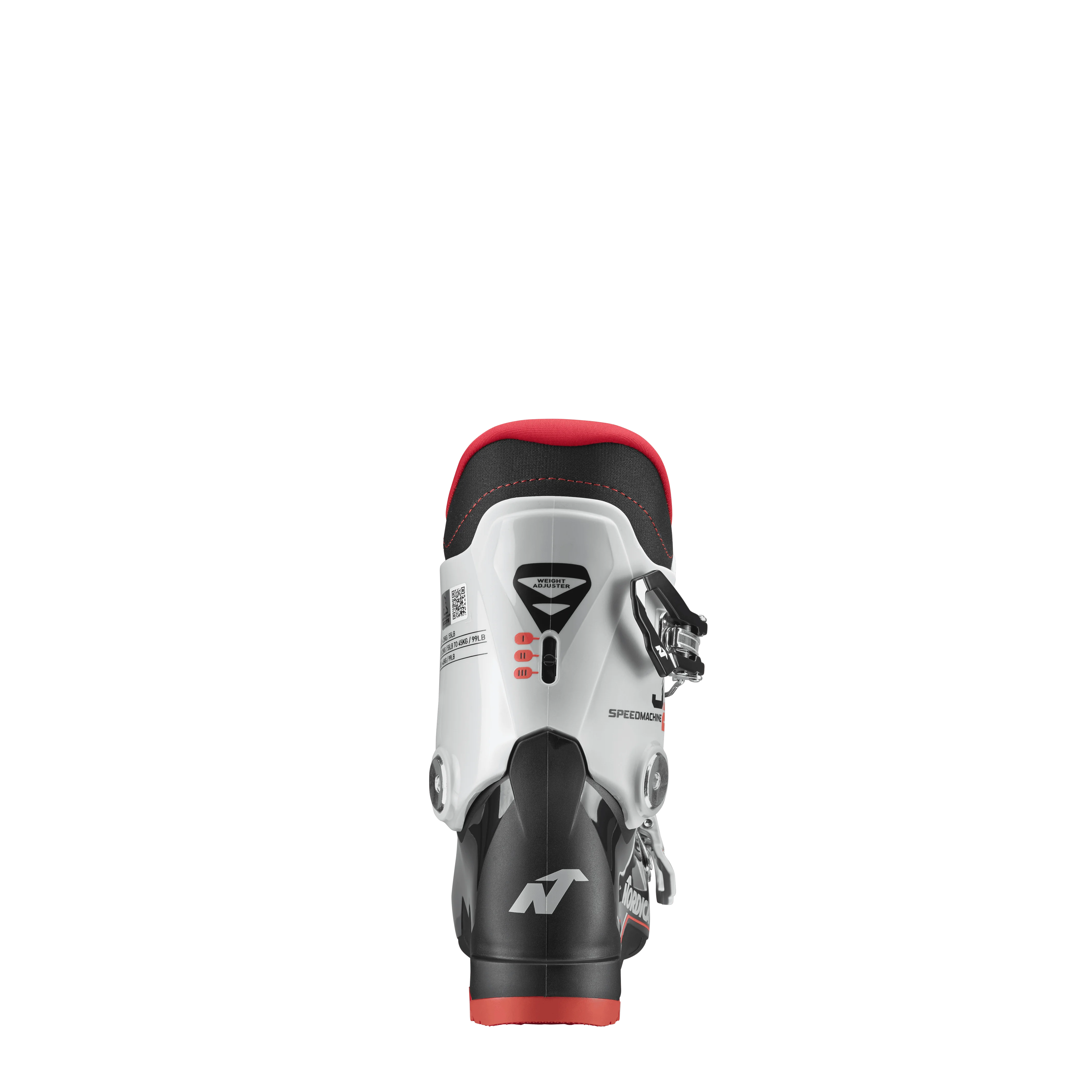 Nordica Speedmachine J 2 Ski Boots 2027 BLACK / GREY / RED / 18.5