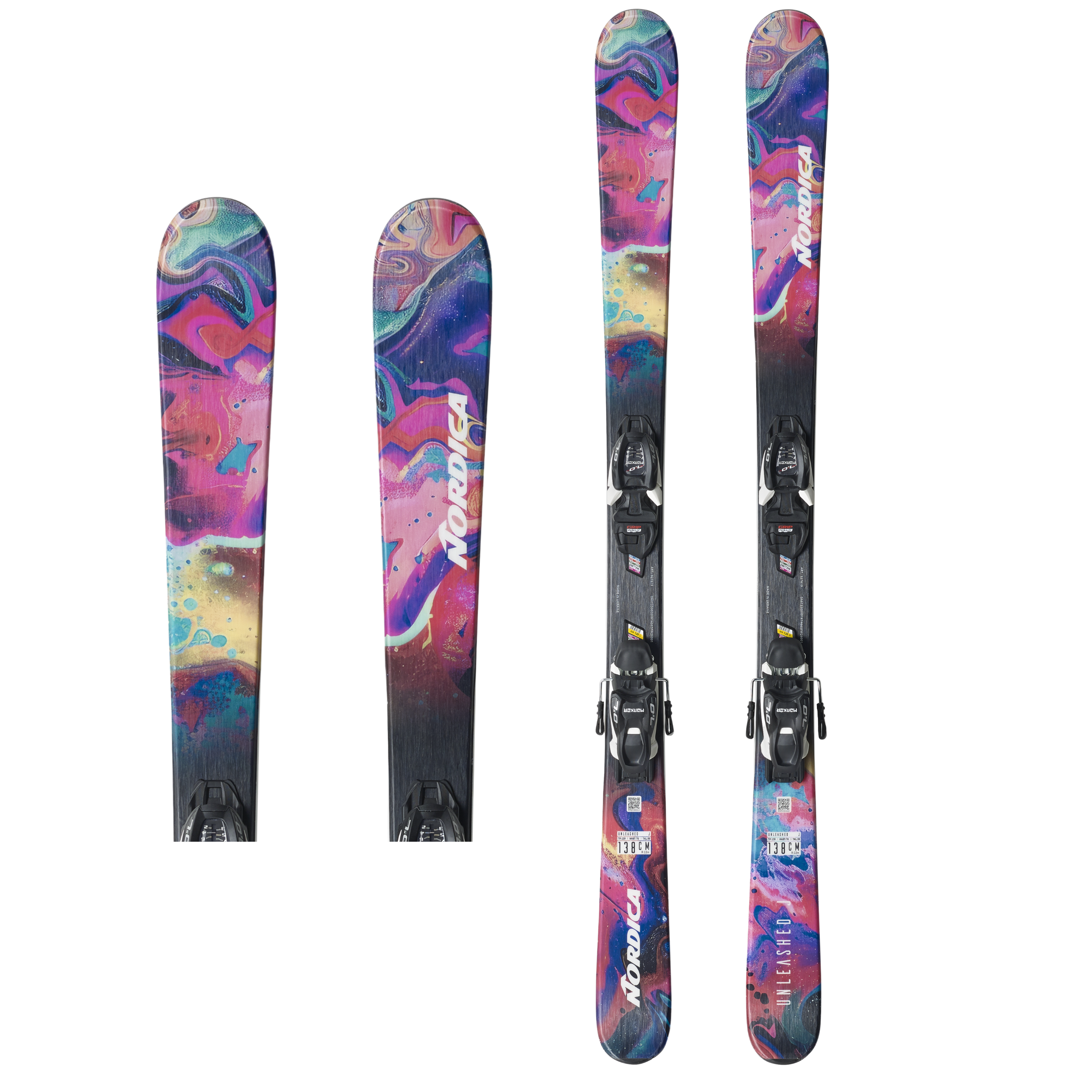 Nordica Unleashed J + Junior 7.0 WB Skis 2027