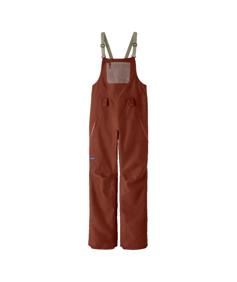 Patagonia W's Powder Town Bibs - Reg Rusty Red / XL