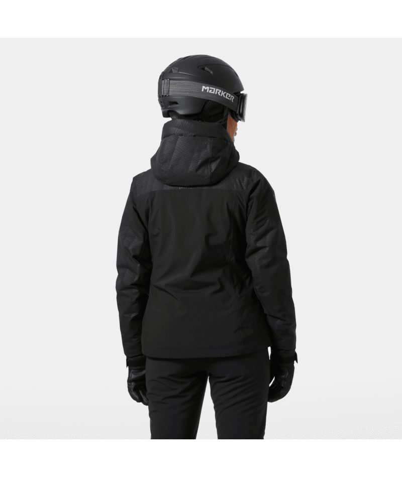 BLACK EMBOSSED STRIPES / L