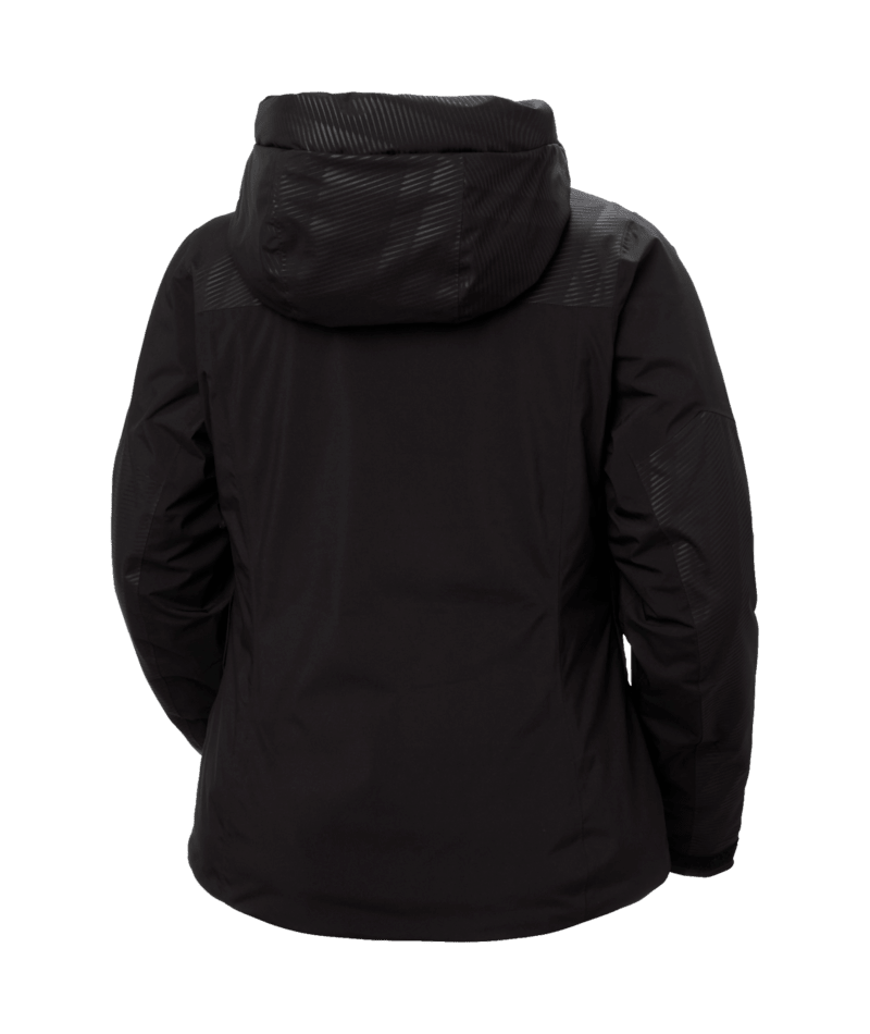 BLACK EMBOSSED STRIPES / L