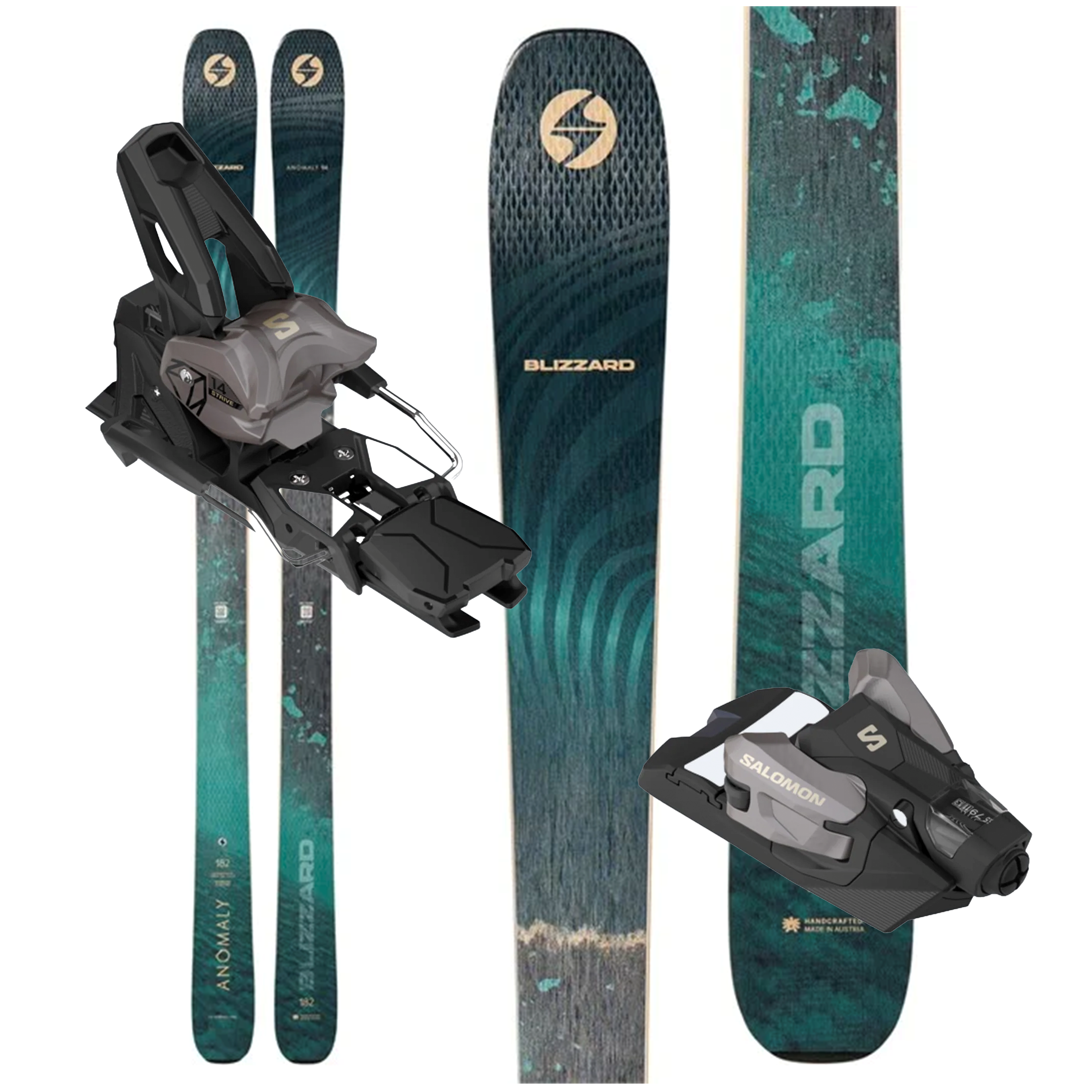 Blizzard Anomaly 94 Skis W/ Salomon Strive 14 Bindings - 2026