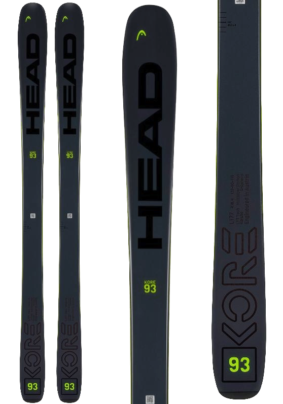 Head Kore 93 Skis - 2024 with attack 14 bindings