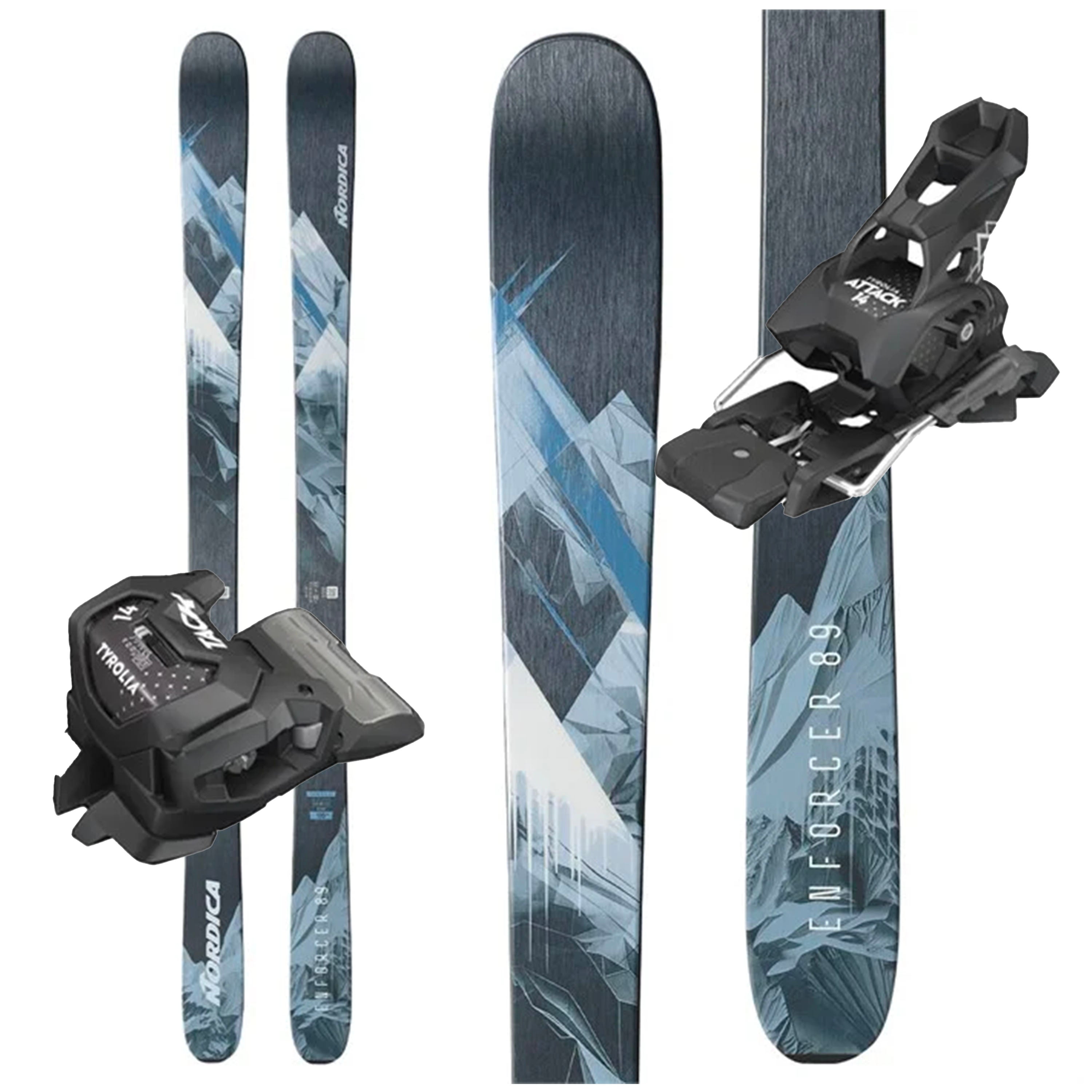 Nordica Enforcer 89 Skis W/ Attack 14 Bindings - 2026
