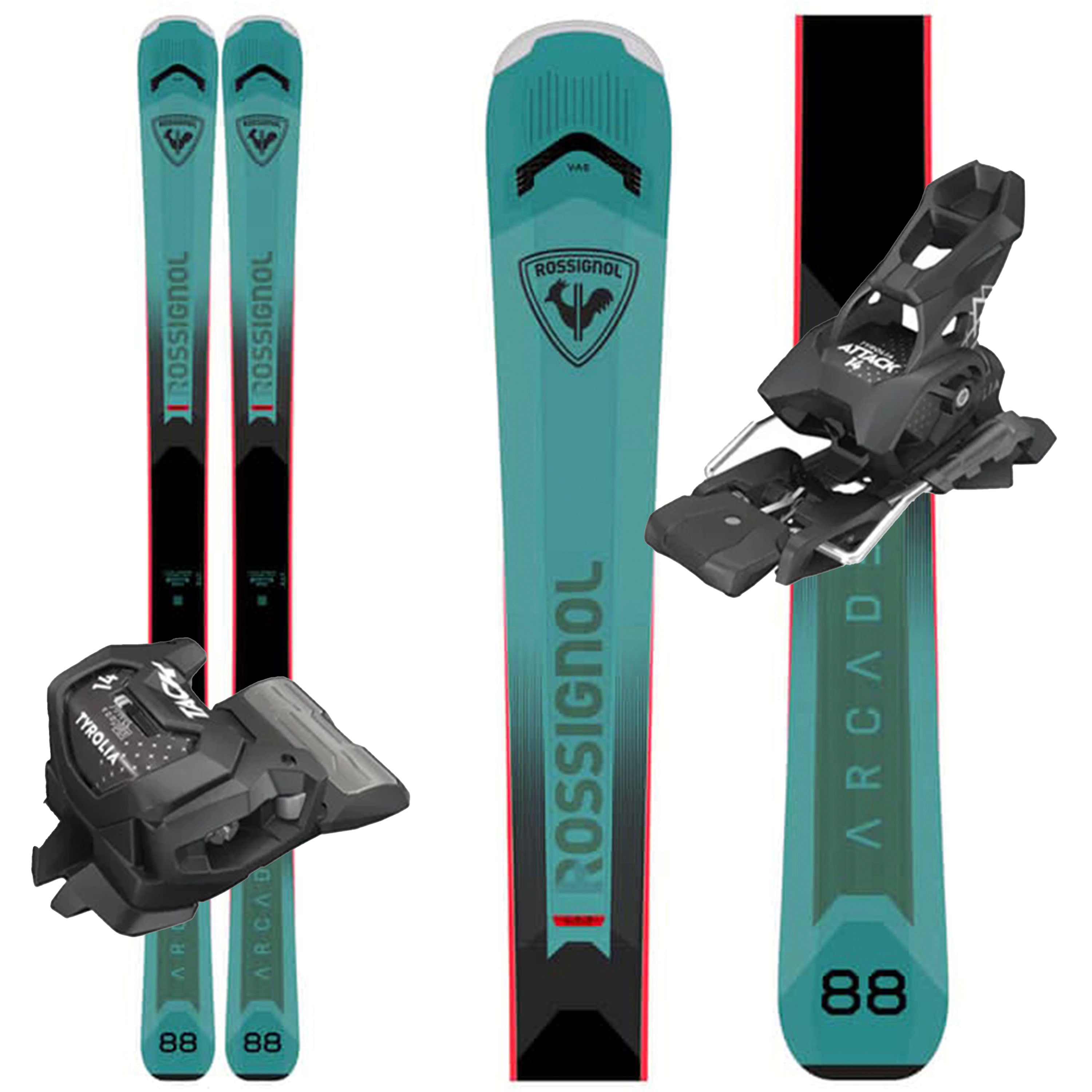Rossignol Arcade 88 Skis W/ Attack 14 Bindings - 2026