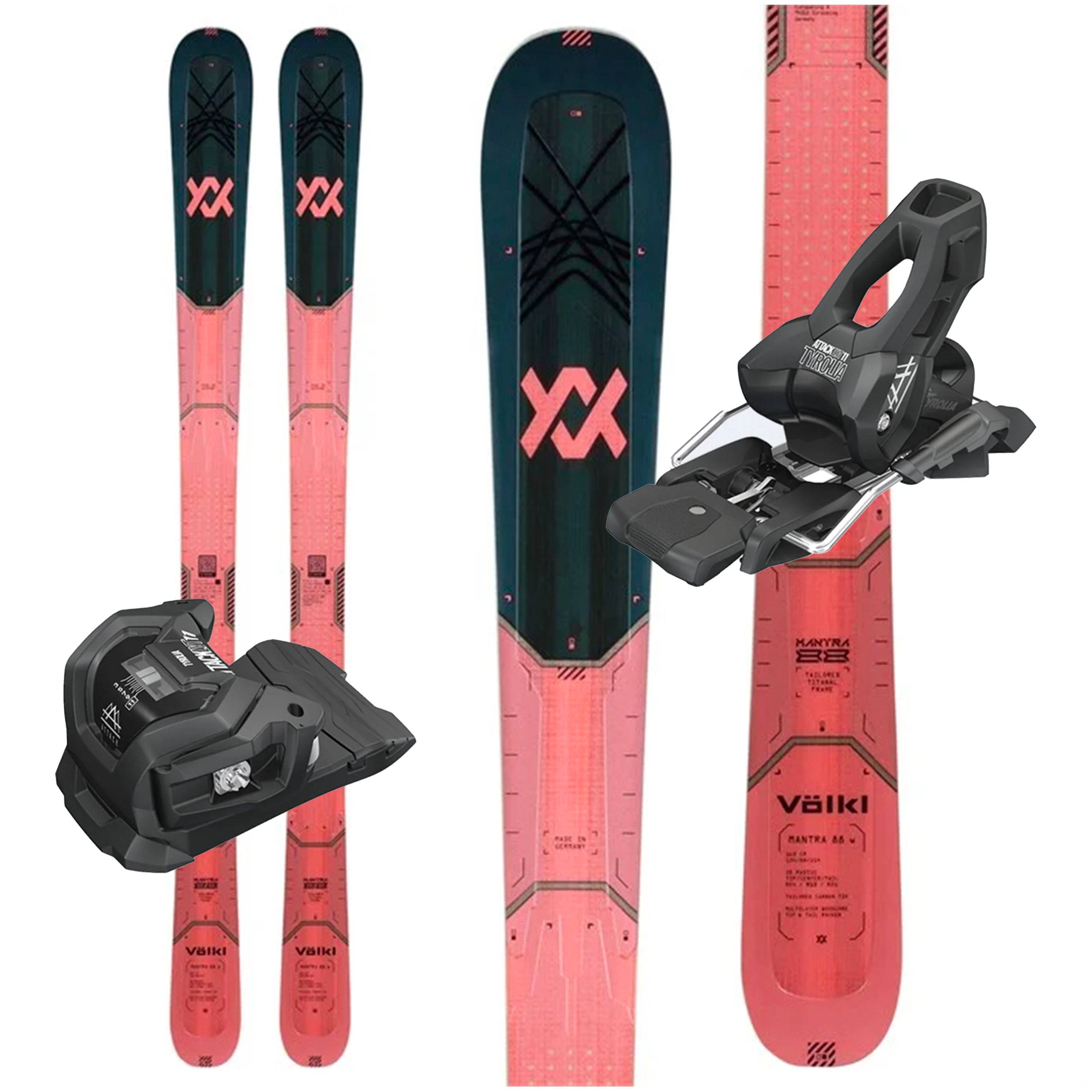 Volkl Mantra 88 Womens Skis W/ Attack 11 Bindings - 2026