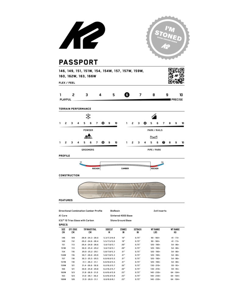 K2 Passport Snowboard - 2027