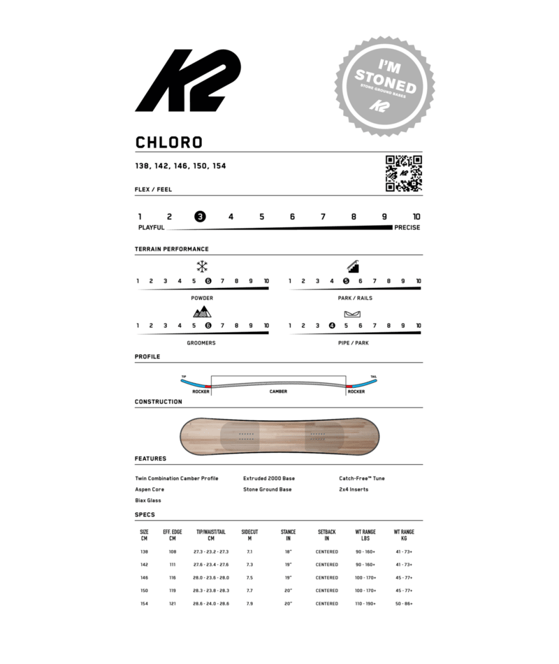 K2 Chloro Women's Snowboard - 2027