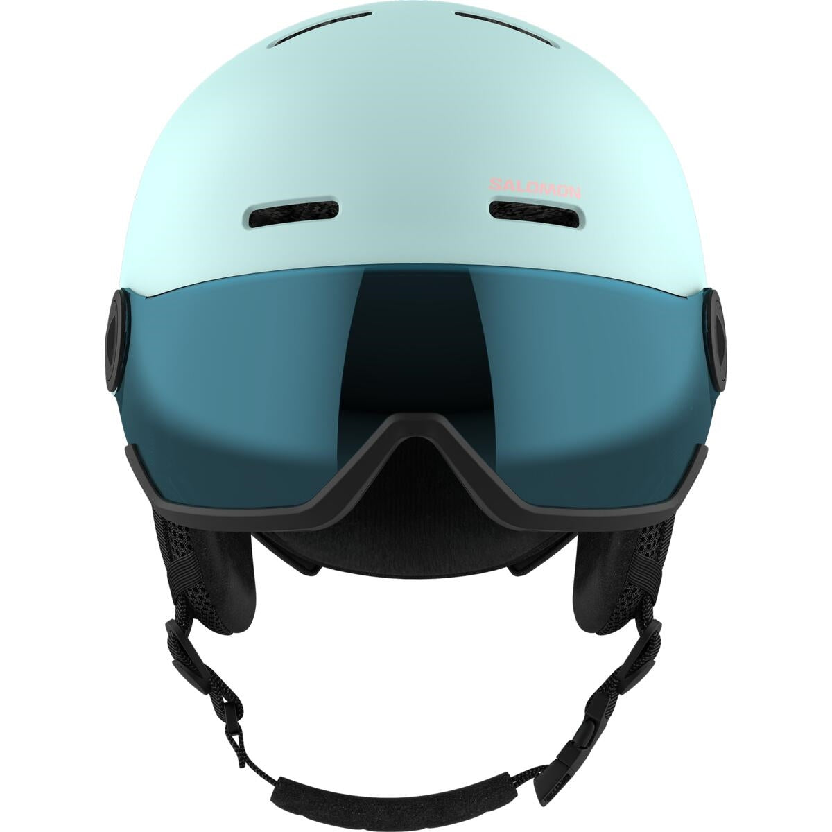 Salomon ORKA VISOR Junior Helmet - 2025 - Bleached Aqua - KS (49-53)