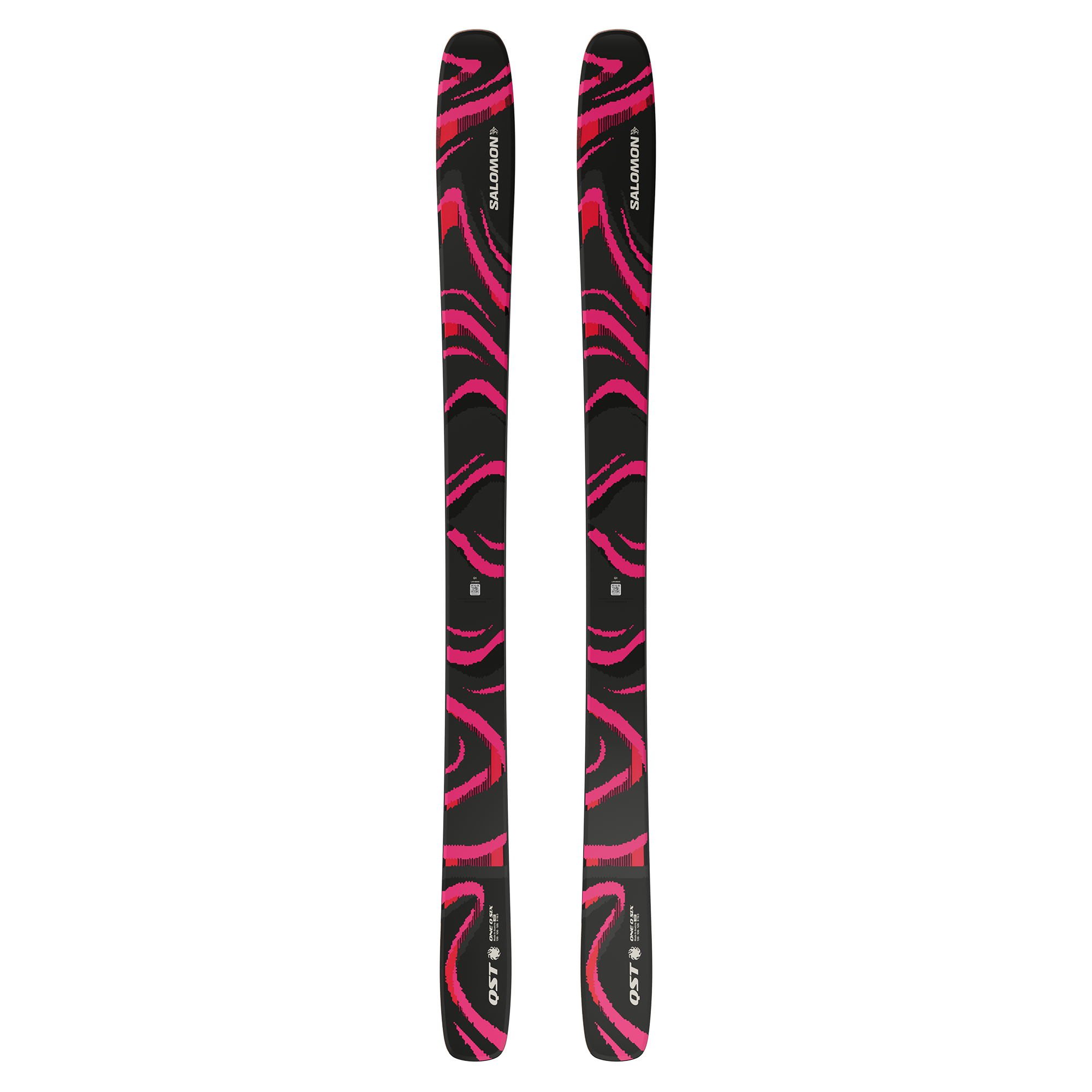 Salomon QST 106 Black/Pink Skis - 2027
