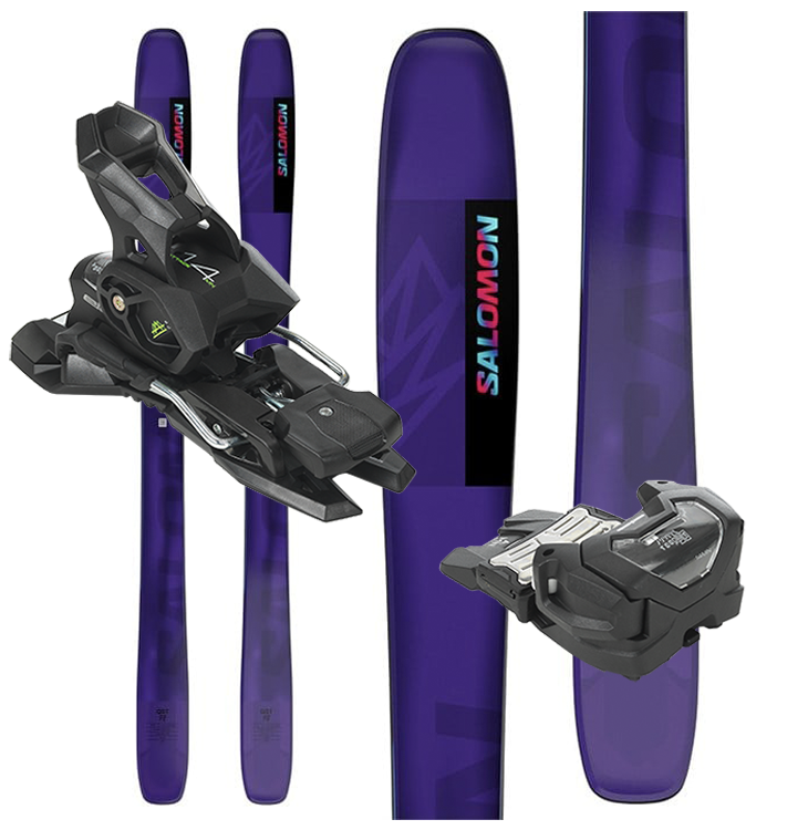 Salomon QST 98 Skis W/ Elan Attack 14 Binding - 2025