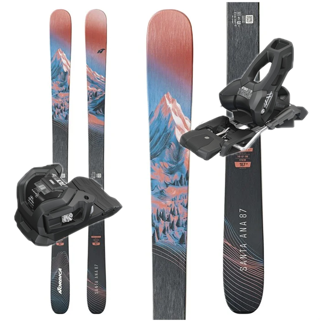 Nordica Santa Ana 87 Skis W/ Attack 11 Bindings - 2026