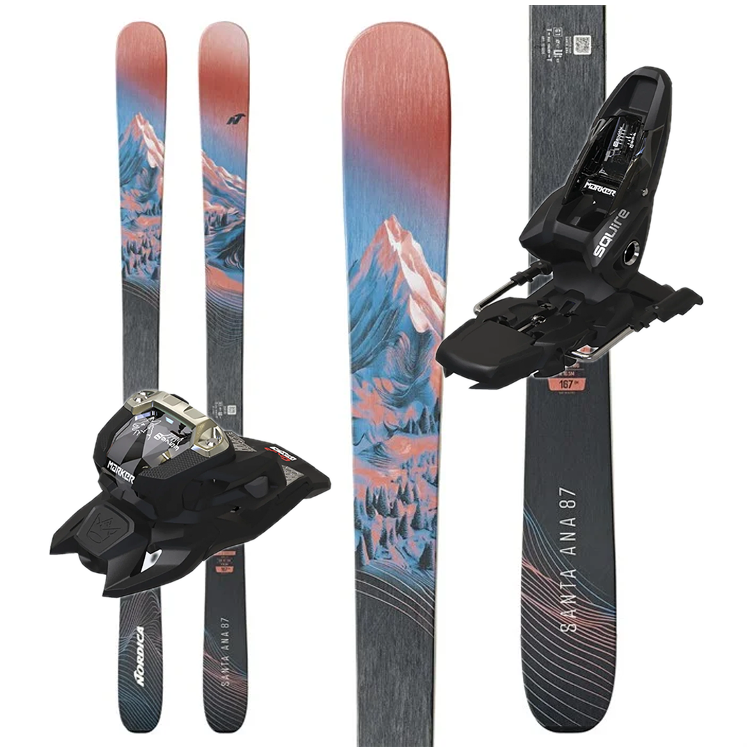 Nordica Santa Ana 87 Skis W/ Marker Squire 11 Bindings - 2026