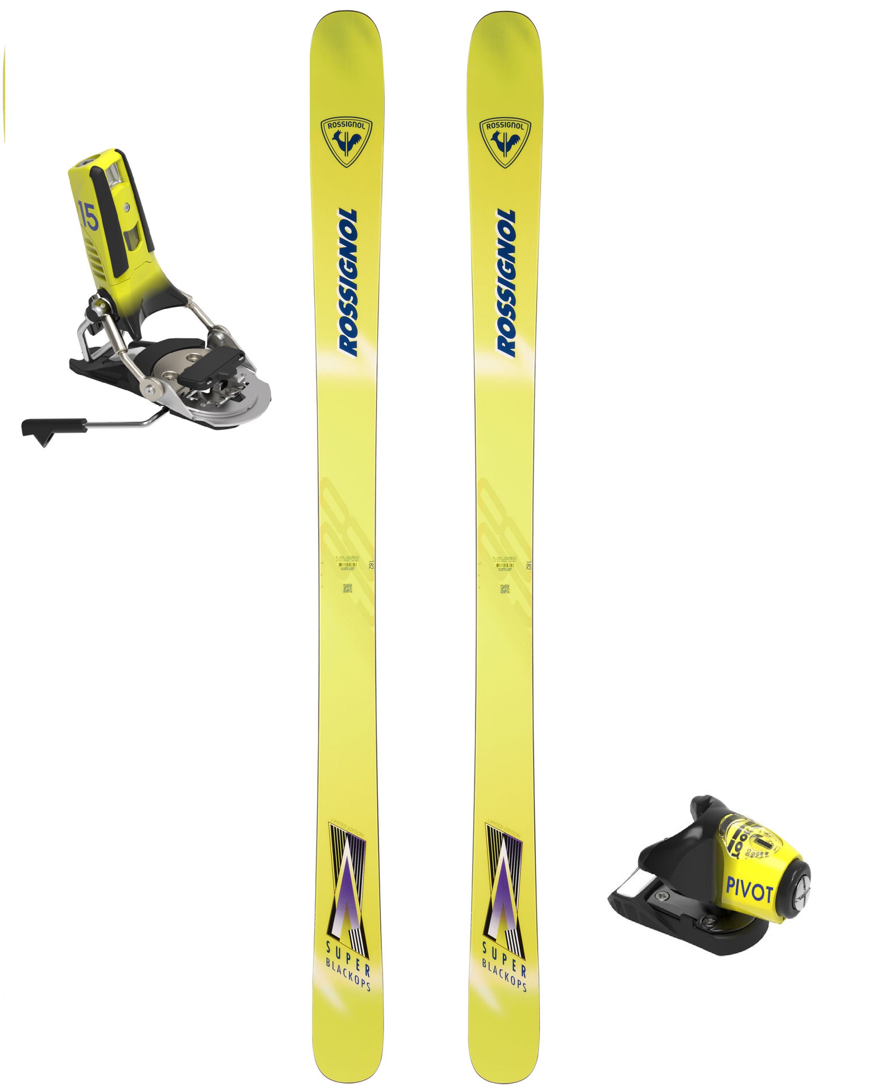 Rossignol Super Blackops Skis w/Look Pivot 15 Super Edition Binding - 2026