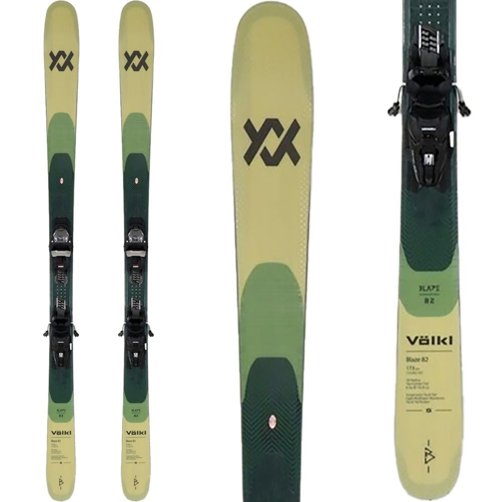 Volkl Blaze 82 Beige W/VMotion 10 Bindings - 2025