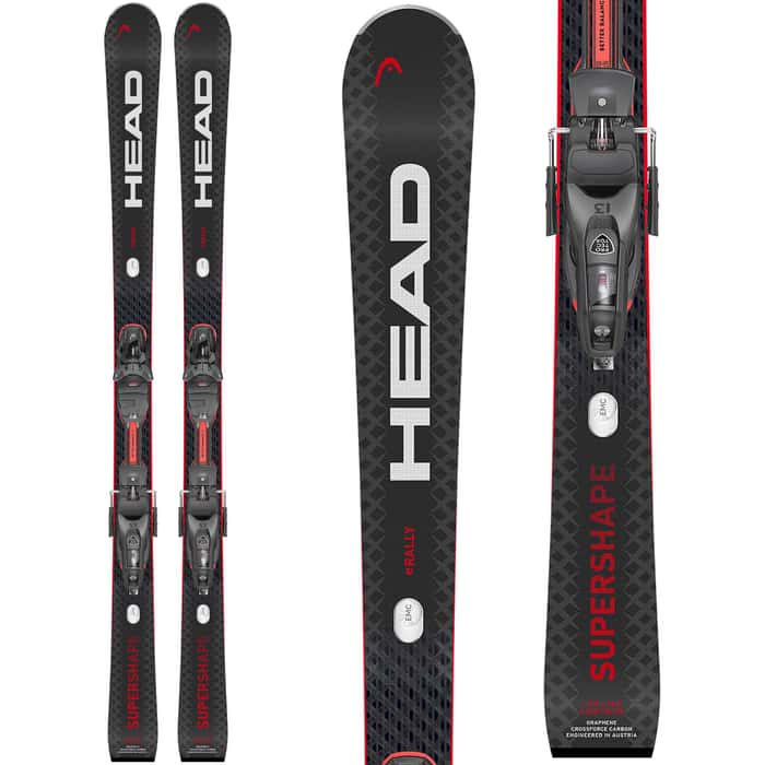 Head Supershape E-Rally Skis W/Protector 13 Bindings - 2026