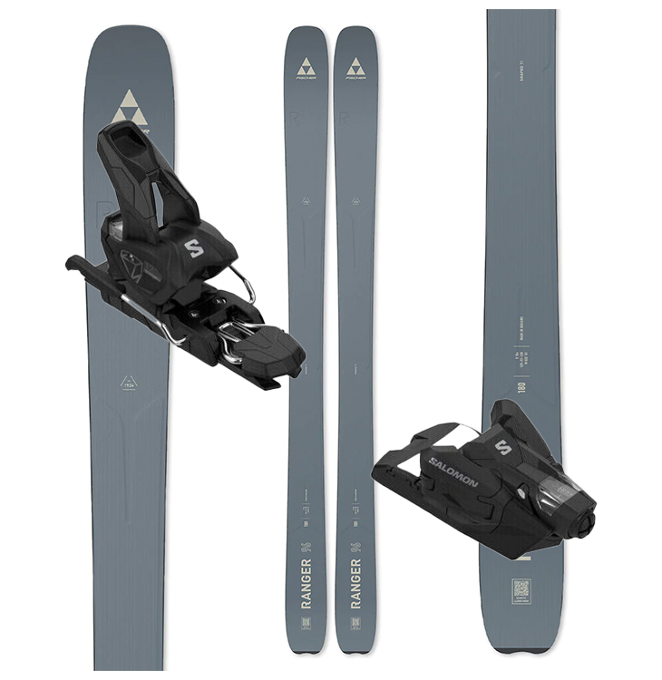 Fischer Ranger 96 Dark Grey W/ Salomon Strive 14 Binding - 2025