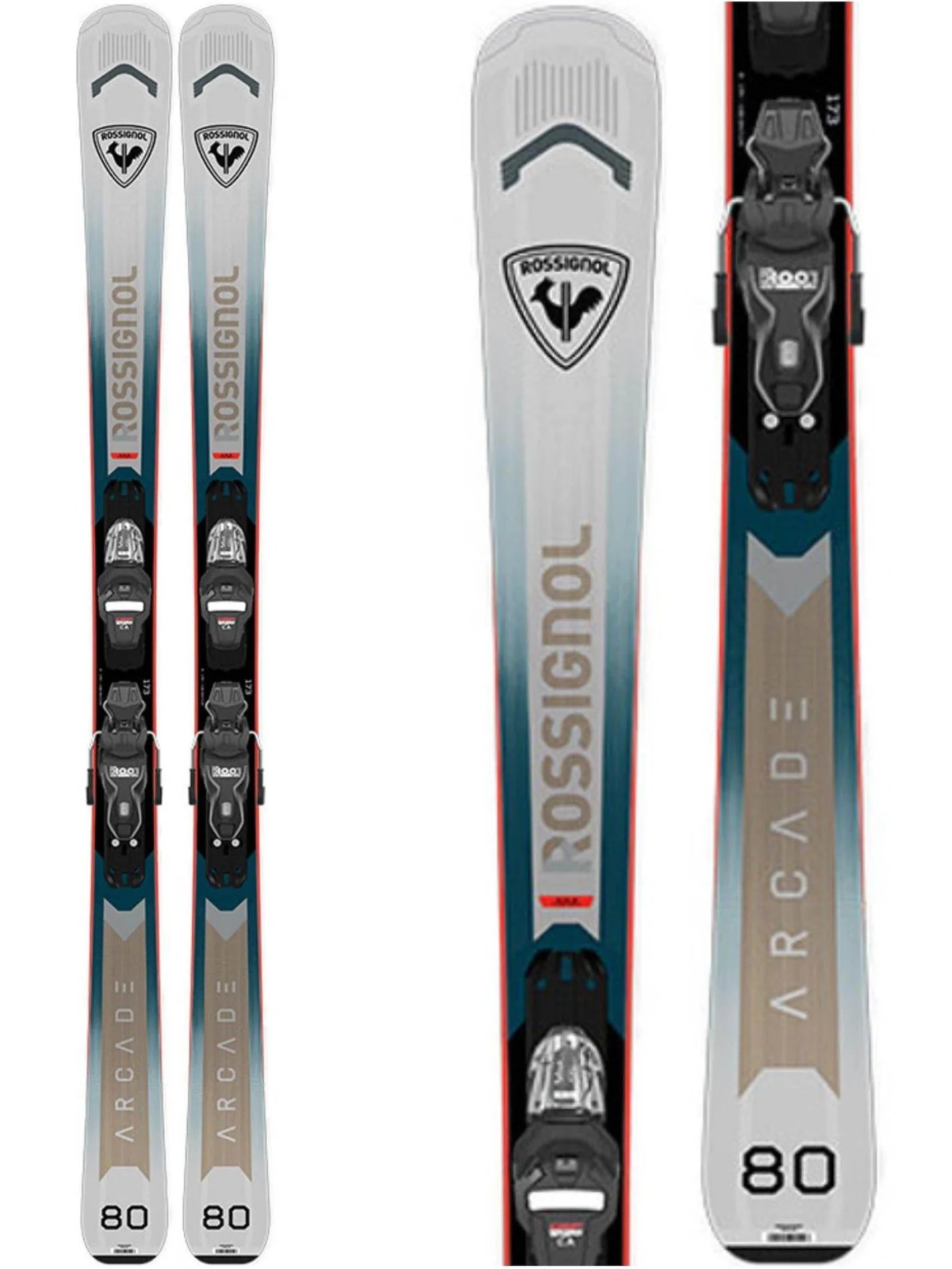 Rossignol Arcade 80 Skis W/Xpress 10 Bindings - 2026 - ColoradoSkiShop Rossignol Arcade 80 Skis W/Xpress 10 Bindings - 2026 - ColoradoSkiShop