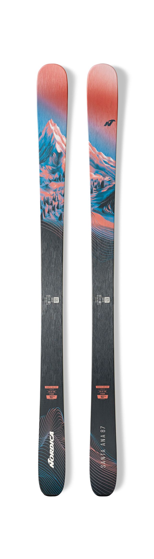 Nordica Santa Ana 87 Skis W/ Marker Squire 11 Bindings - 2026