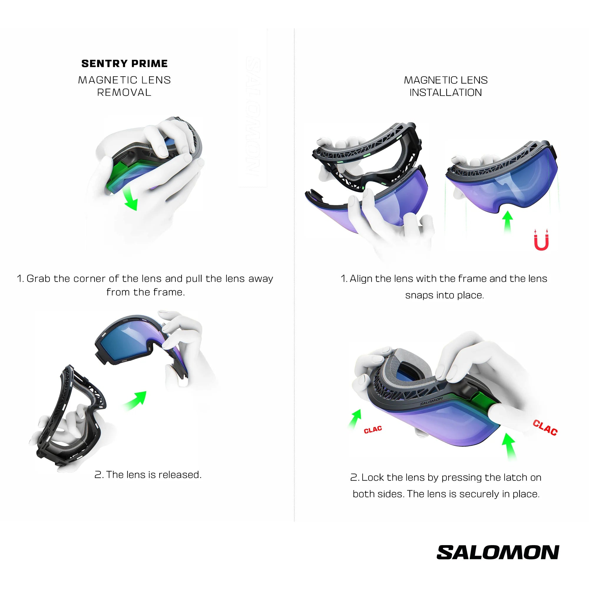 Salomon Sentry Prime Sigma Unisex Goggles W/Extra Lenses - 2026