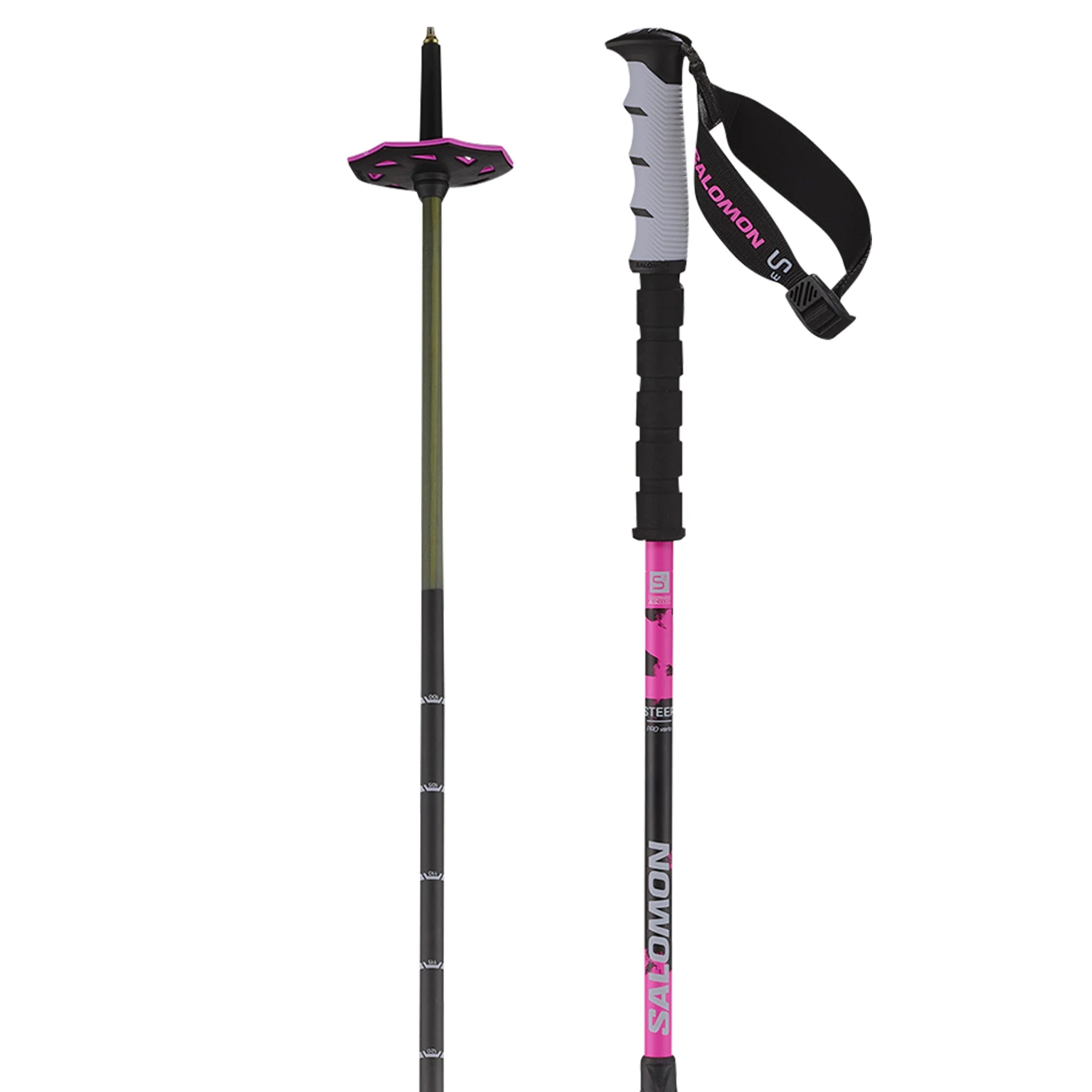 Salomon Steep Pro Vario S3 Adjustable Ski Poles - 2026