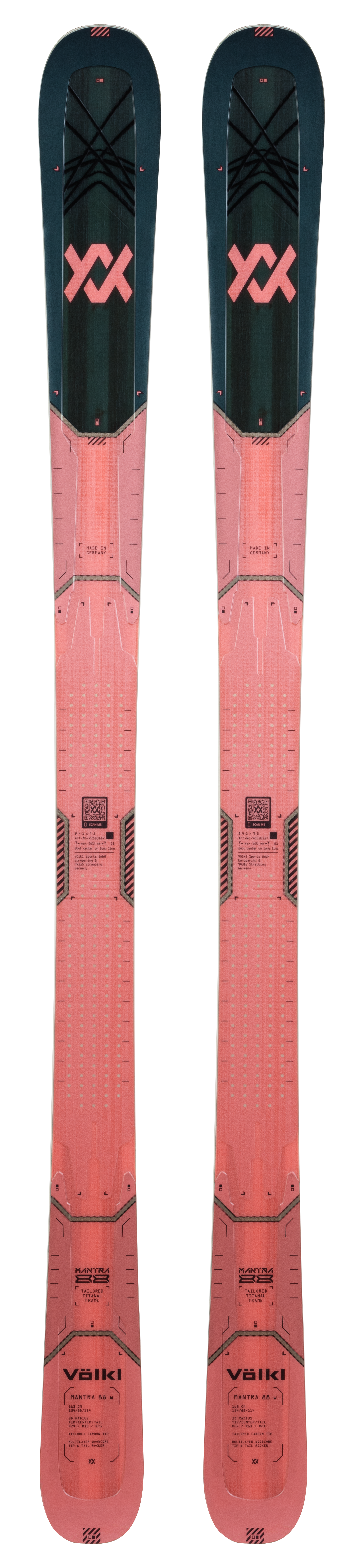Volkl Mantra 88 Womens Skis W/ Attack 11 Bindings - 2026