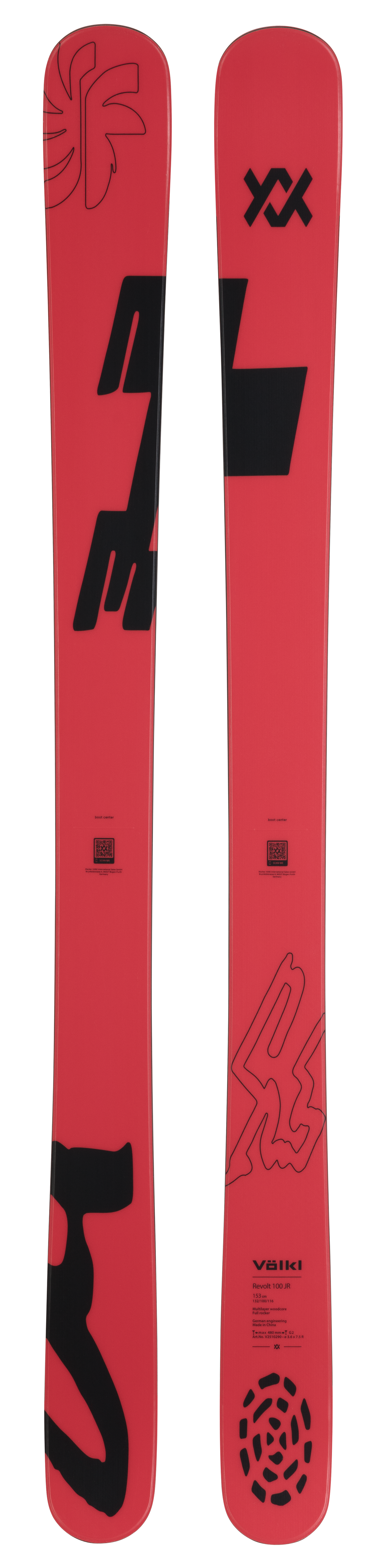 Volkl Jr Revolt 100 Skis - 2026