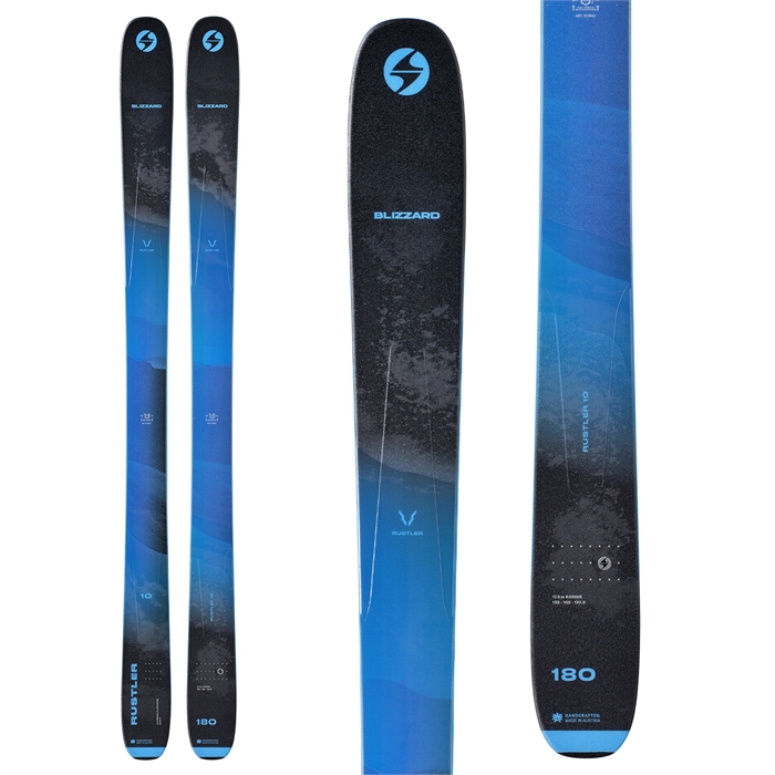 In Stock Now - Blizzard Rustler 10 Skis W/ Marker Griffon 13 ...